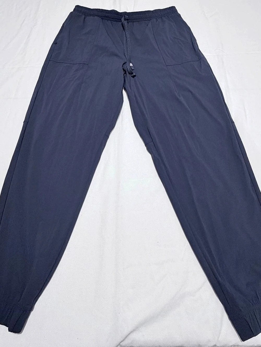 Fabletics Navy Blue Utility Jogger Pants Women’s Athletic Drawstring Pockets XL